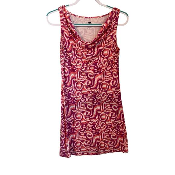 Title Nine Womens Size S Sleeveless Drape Neck Breeze Knit Dress Puple Pink‎ - Picture 1 of 6
